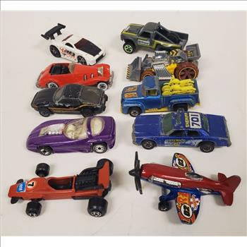 Vintage Lot of 10 Hot Wheels Die Cast Toys Malaysia