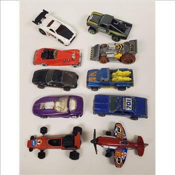 Vintage Lot of 10 Hot Wheels Die Cast Toys Malaysia