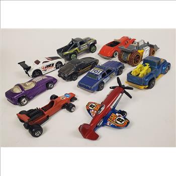 Vintage Lot of 10 Hot Wheels Die Cast Toys Malaysia