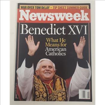 Vintage USA May 2 2005 Newsweek Benedict XVI