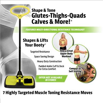 Booty Max Resistance Technology Workout System - As Seen on TV