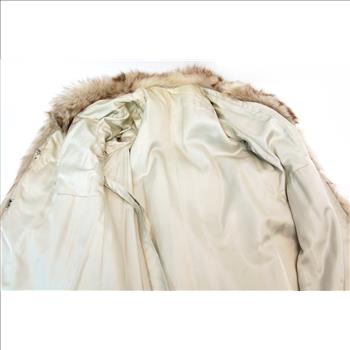 Women's Full Length Silver Fox Fur Coat - Size S/M - Cold Storage Value $5,750.00