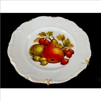 Vintage Hand Painted Bavaria German Wall Plate