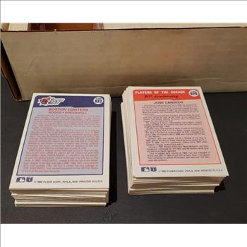 Over 650 Vintage 1990 Fleer Baseball Cards