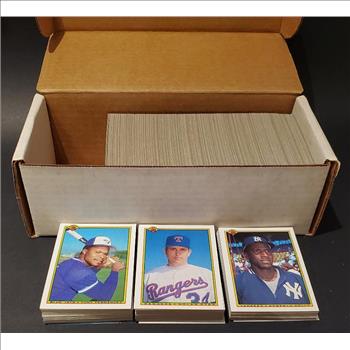 Over 500 Vintage 1990 Bowman Baseball Trading Cards