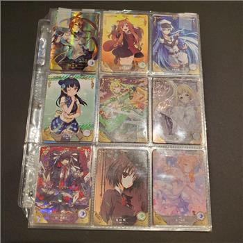 Lot of 72 Anime Trading Cards