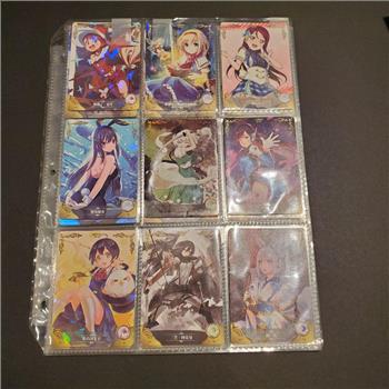 Lot of 72 Anime Trading Cards