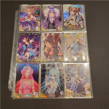 Lot of 72 Anime Trading Cards