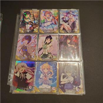 Lot of 72 Anime Trading Cards