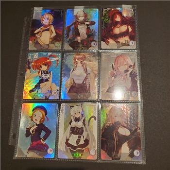 Lot of 72 Anime Trading Cards