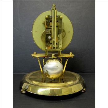 RARE Vintage Torsion Pendulum Clock with Glass Dome