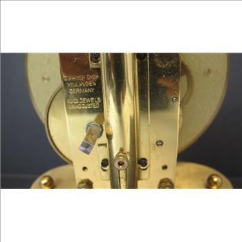 RARE Vintage Torsion Pendulum Clock with Glass Dome