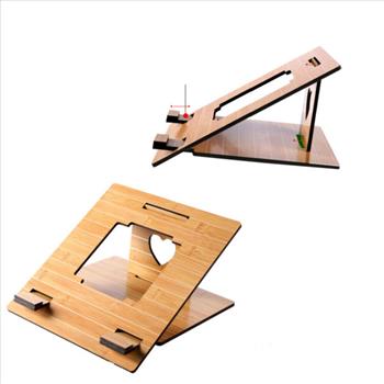 New Adjustable Wooden Laptop Stand For Correct Posture