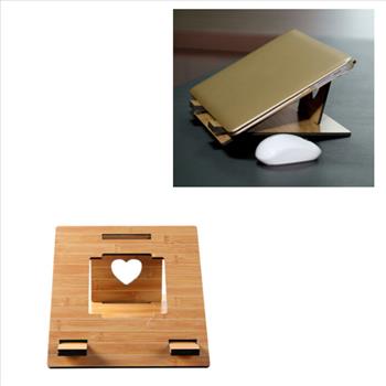 New Adjustable Wooden Laptop Stand For Correct Posture