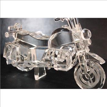Crystal Motorcycle Artwork / Sculpture