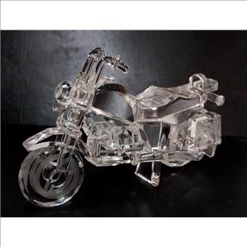 Crystal Motorcycle Artwork / Sculpture