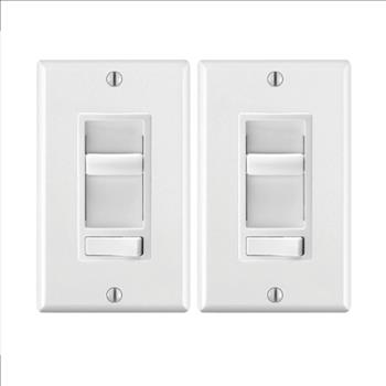 LEVITON DECORA + SURESLIDE DIMMERS X2
