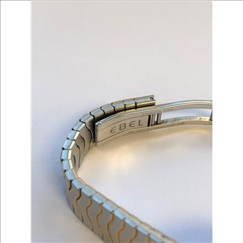 Ebel Ladies 18kt Classic Wave Bezel Watch Retail $2,100.00