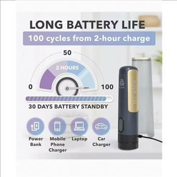 BLAUX Electric Portable Bidet Sprayer - Portable Toilet Cleaning Experience