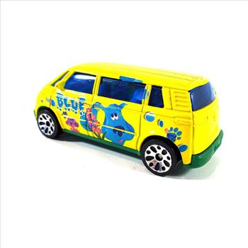 Volkswagon Microbus Blues Clues Van 2001 Matchbox Yellow Die Cast 1/58