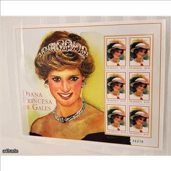 Over 290 Vintage Random Stamps UA UNI-SAFE Album