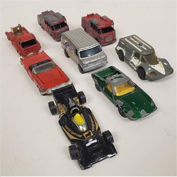 Vintage Lot of 8 Die Cast Toys Corgi Juniors Lesney Husky England / W172