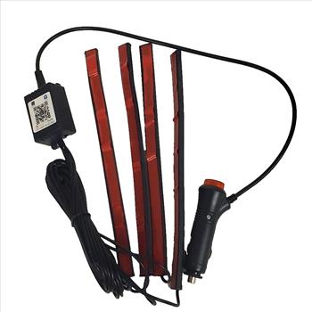 RGB Music Voice Control Floor Atmosphere LED Decorative Floor Blue Lights