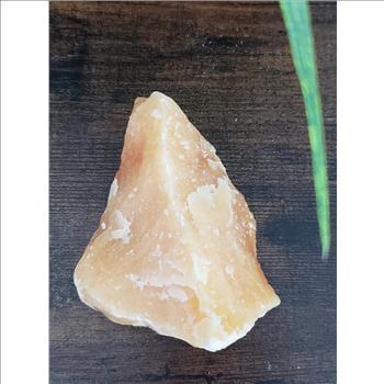 Lot of 2 Natural Stone Raw Orange Calcite-Mexico