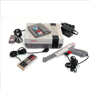 Rare - Original Nintendo with Controller and Super Mario and Duck Hunt