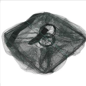 Fishing Bait Trap Cast Dip Net Cage Crab Fish Minnow Crawdad Shrimp Foldable