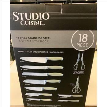 18 Piece Studio Cuisine Knife Set