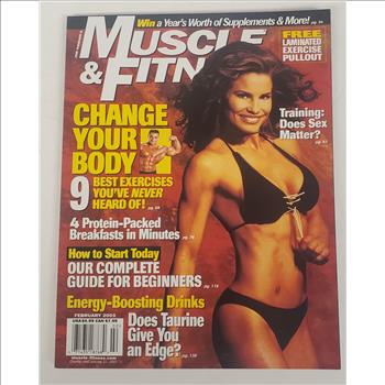 Vintage USA Feb 2003 Muscle & Fitness Magazine