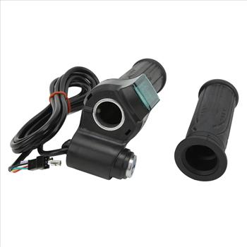 2 PCS Electric Throttle Grip Speed Control Throttle Handle with Green