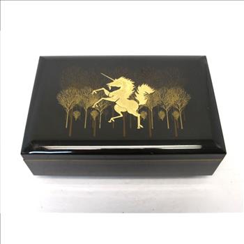 Otagiri Unicorn Jewelry/Music Box