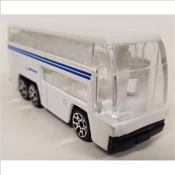 REALTOY Boeing Double Decker Die Cast Bus White Extra Large Windshield Loose