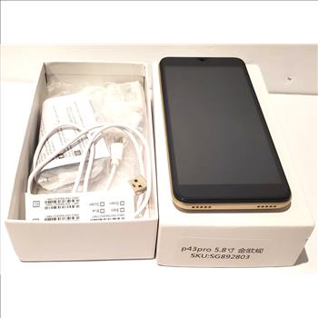 Cell Phone P43 PRO Gold FOR PARTS ONLY Untested
