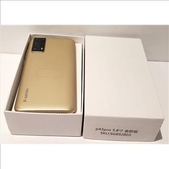 Cell Phone P43 PRO Gold FOR PARTS ONLY Untested