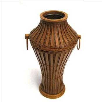 Vintage Bamboo Vase
