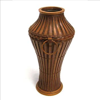 Vintage Bamboo Vase