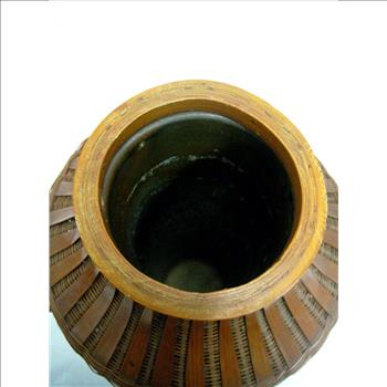Vintage Bamboo Vase