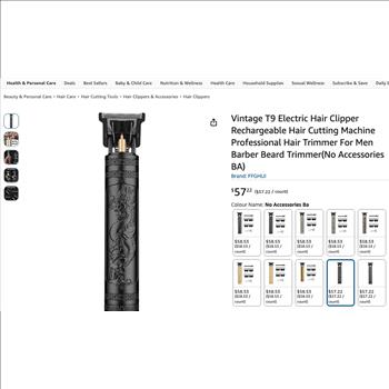 T-9 Electric Rechargeable Trimmer