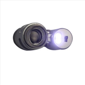 Mini 45x LED Light Pocket Microscope Magnifier