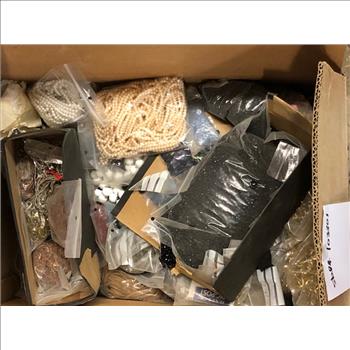 Unclaimed Locker 35 Pounds Assorted Jewelry Making Products