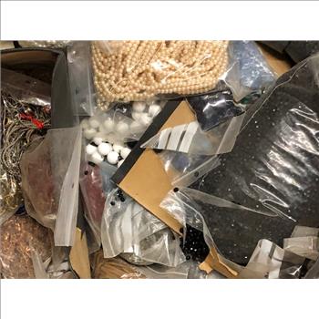 Unclaimed Locker 35 Pounds Assorted Jewelry Making Products