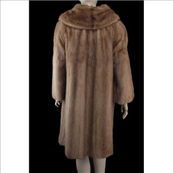 Christian Dior Chestnut Color Mink Coat - Size M - $9,000.00 Cold Storage Value