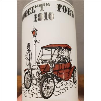 VTG Frosted Antique Car Model 