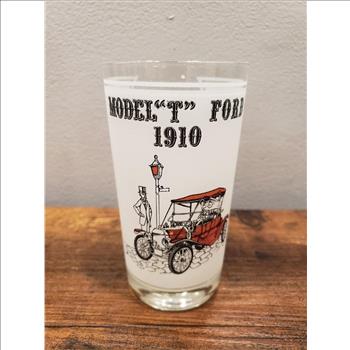 VTG Frosted Antique Car Model 