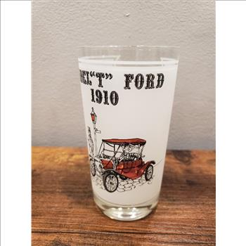 VTG Frosted Antique Car Model 