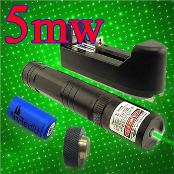 Tactical GD851 10 Miles 532nm Green Laser Pointer Pen Visible Beam + Star Cap