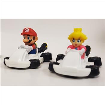 MCDONALD’S 2024 MARIO KART happy meal set of 4 Toys Nintendo Loose